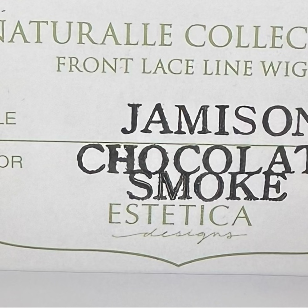 Lace front wig. Jamison "chocolate smoke" - Picture 9 of 11